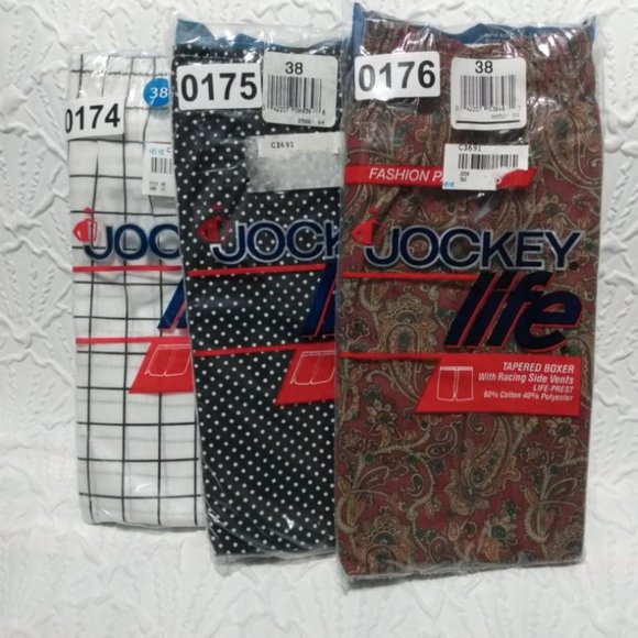 Vintage Jockey Life Tapered Boxers Pack of